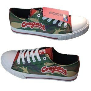 WSU Cougars Canvas Low Top Shoes in Camo Size Women's 11 NWT